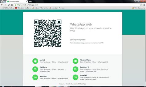 whatsapp webversie.